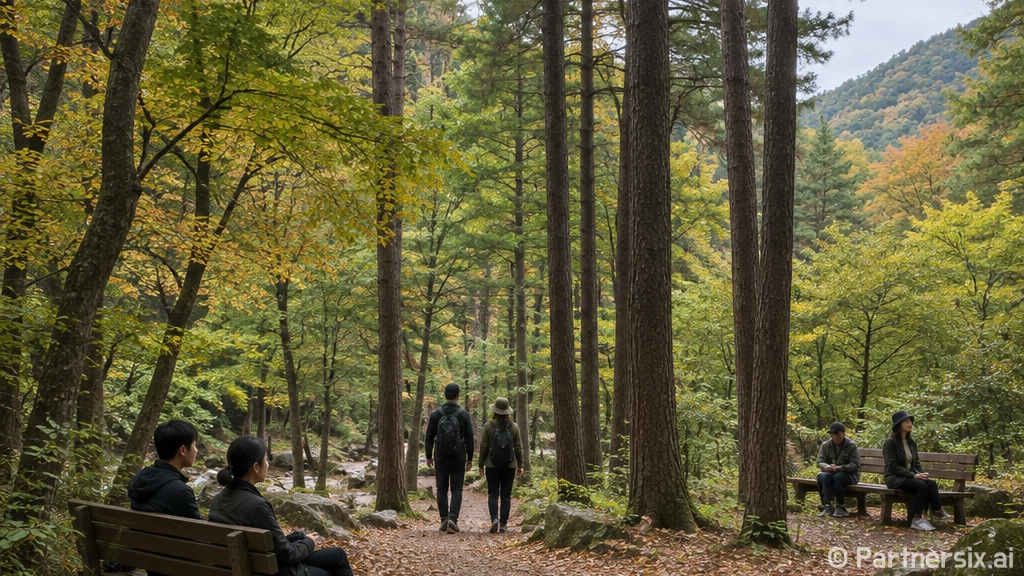 칠갑산자연휴양림에서…