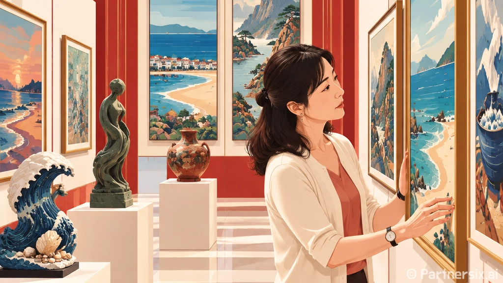 보령과 울진, 미술…