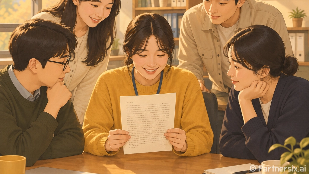 네팔 유학생 손편지…