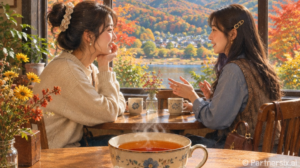 가을 청양, 차와 함께하는 힐링 카페 여행