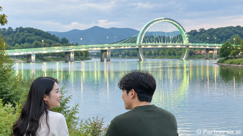 아산 신정호, 달빛누리교와 미디어아트의 매력