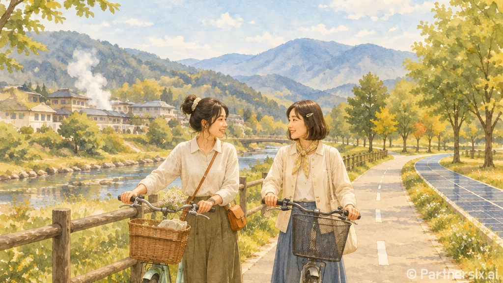 아산 도고온천 자전거 힐링 코스