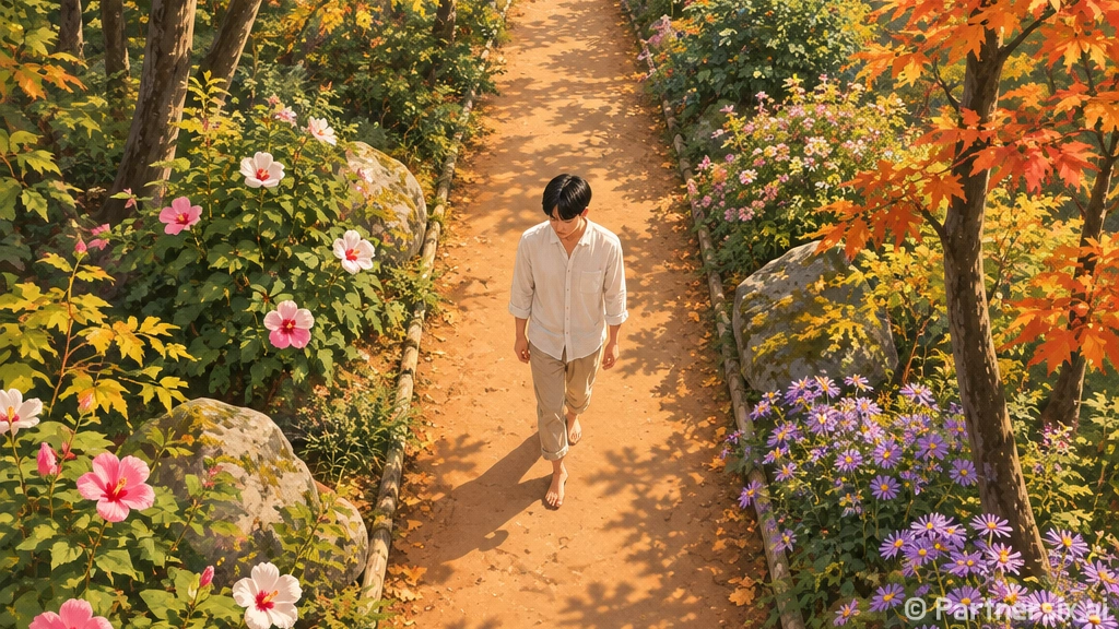당진 삼선산수목원 황톳길 힐링 산책