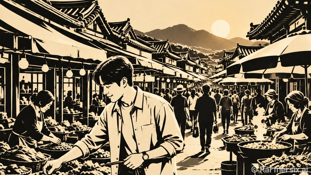 홍성상설시장, 소박…