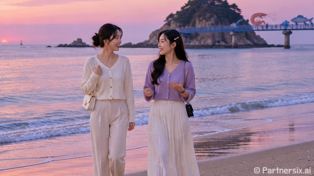 가을 바다의 매력, 보령 무창포해수욕장 산책