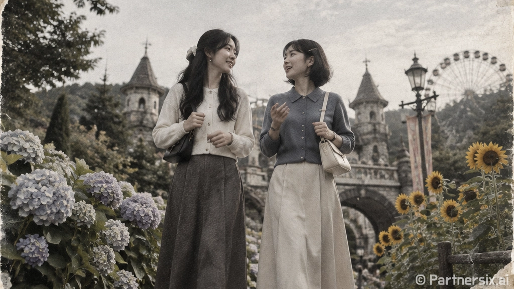 자연과 추억이 어우러진 솔바람테마파크 산책