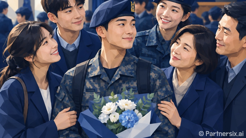논산, 전역장병과 새로운 인연 시작