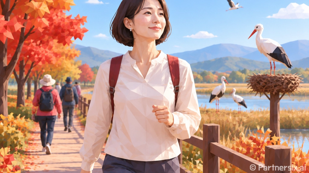 예산 황새공원 둘레…