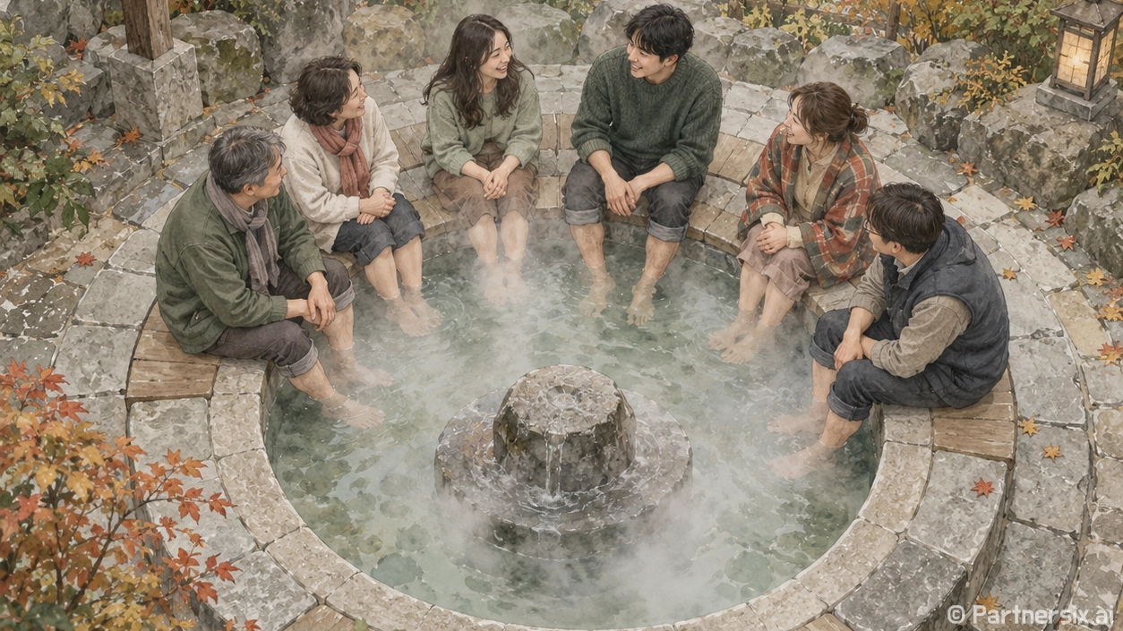 예산 덕산온천 족욕장, 가족과 함께한 따뜻한 휴식