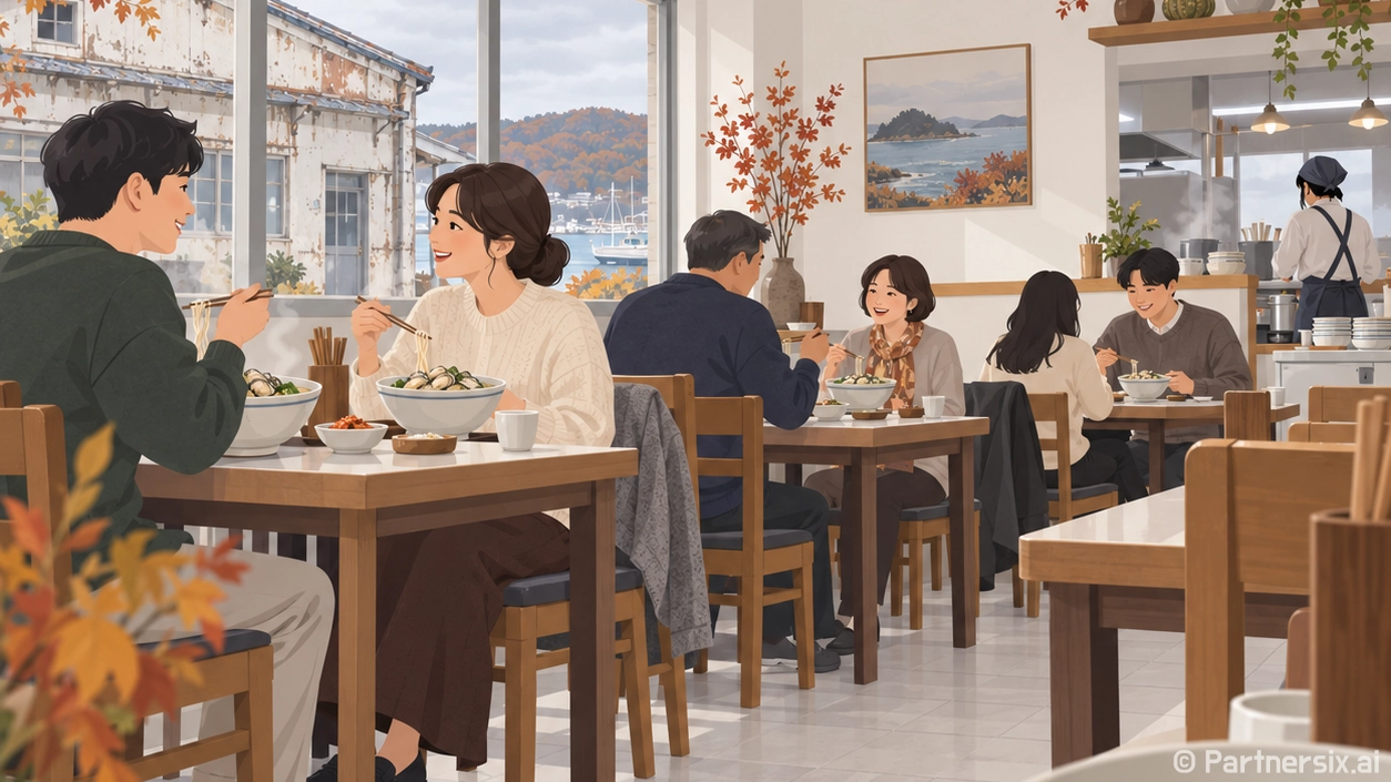 아산 서천굴칼국수, 26년 전통 깊은 맛