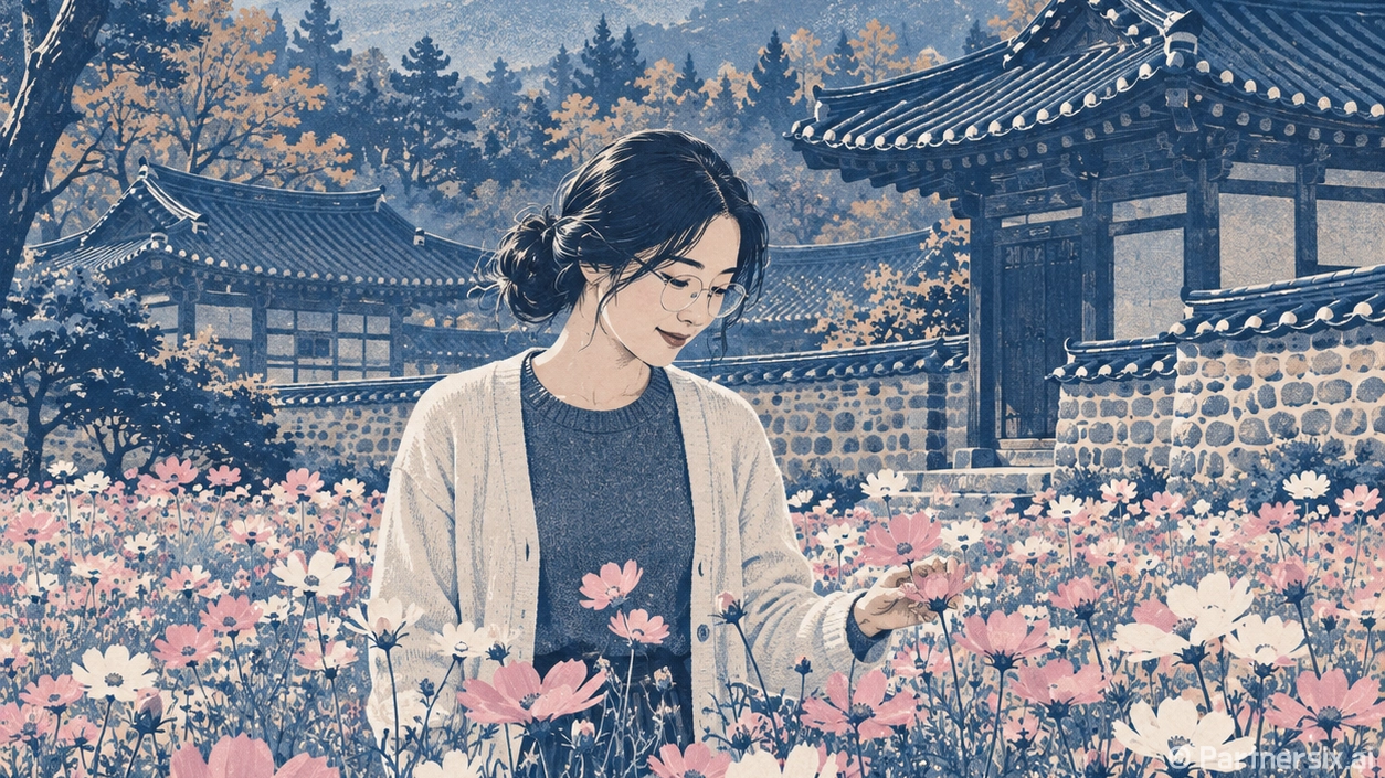 코스모스 품은 돈암서원