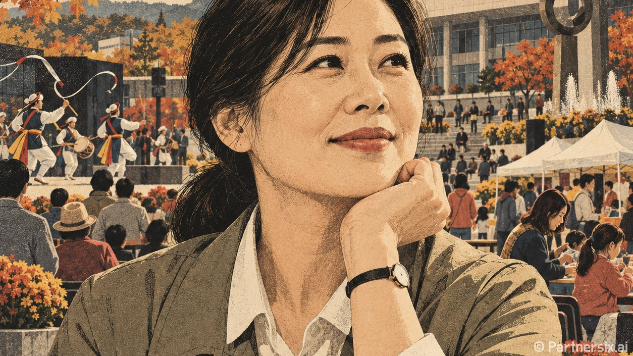 당진 가을 상록빛으로