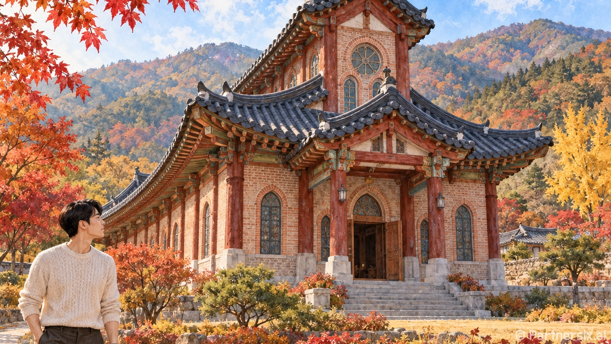 가을 품은 진산 역…