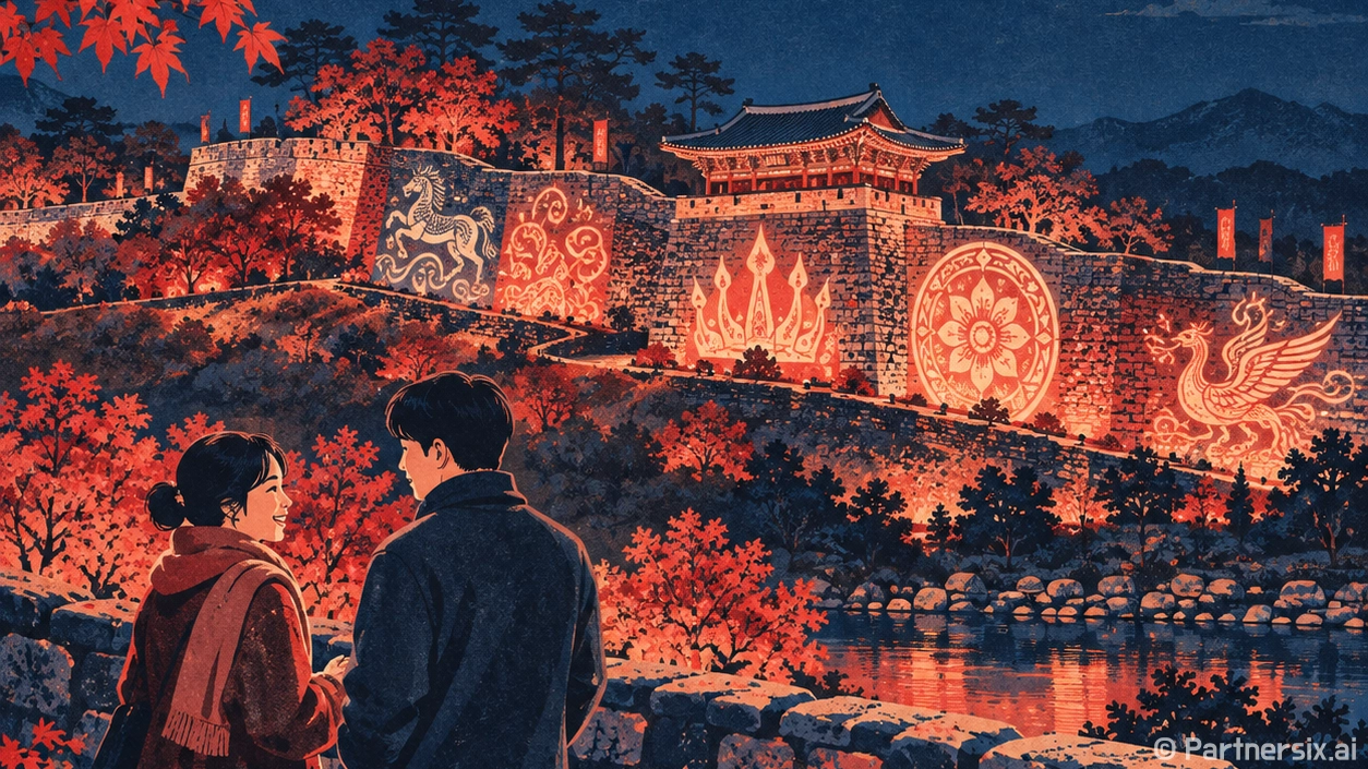공산성 빛으로 깨어나다