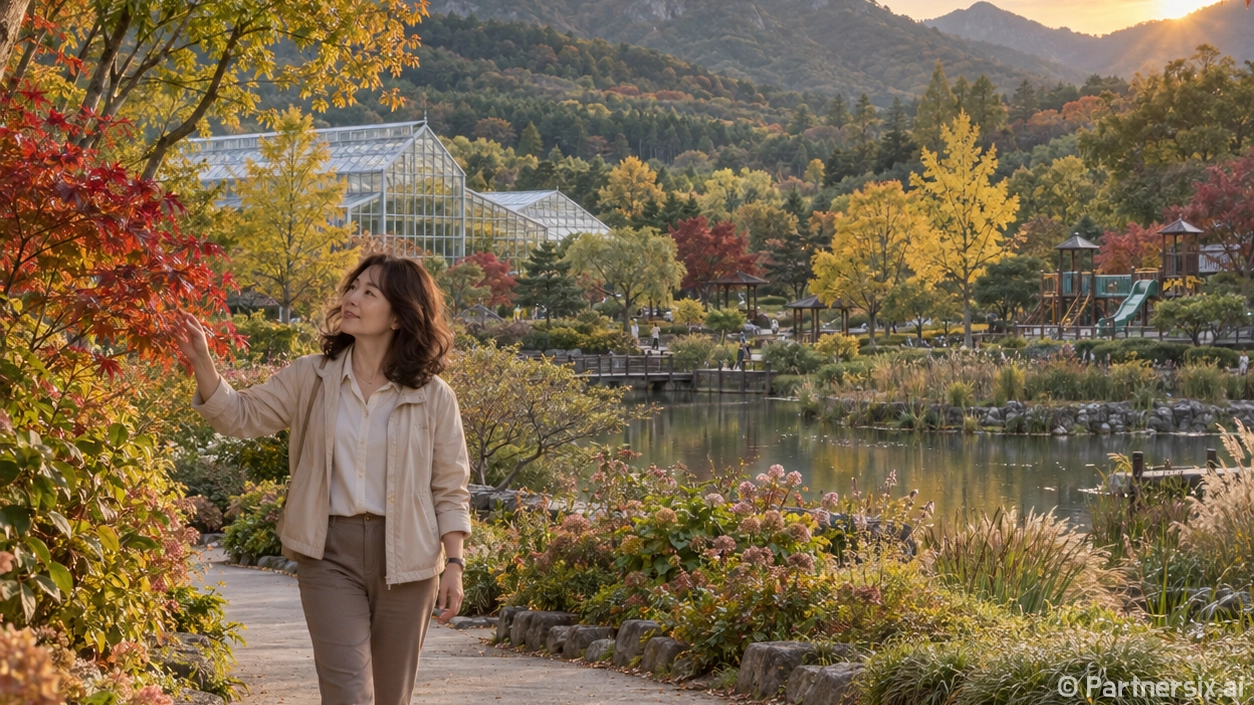 가을빛 번지는 삼선산수목원