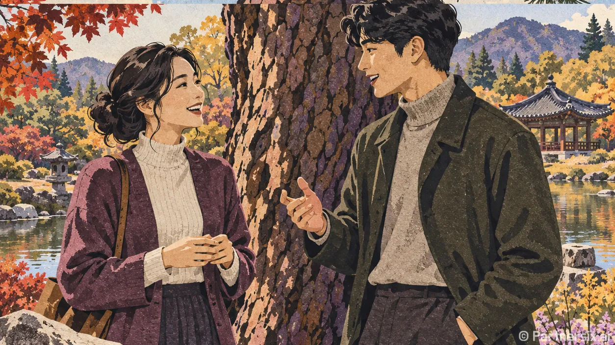 가을빛 품은 그림정원
