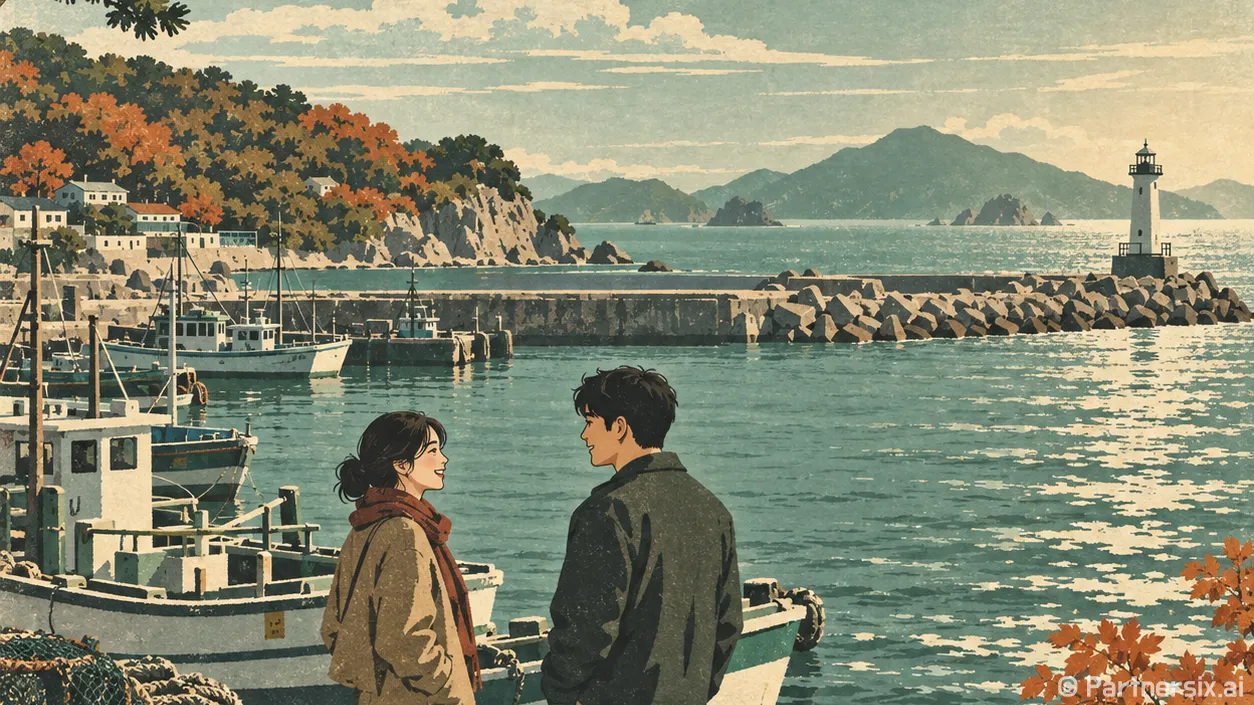 장고항 등대와 용천…