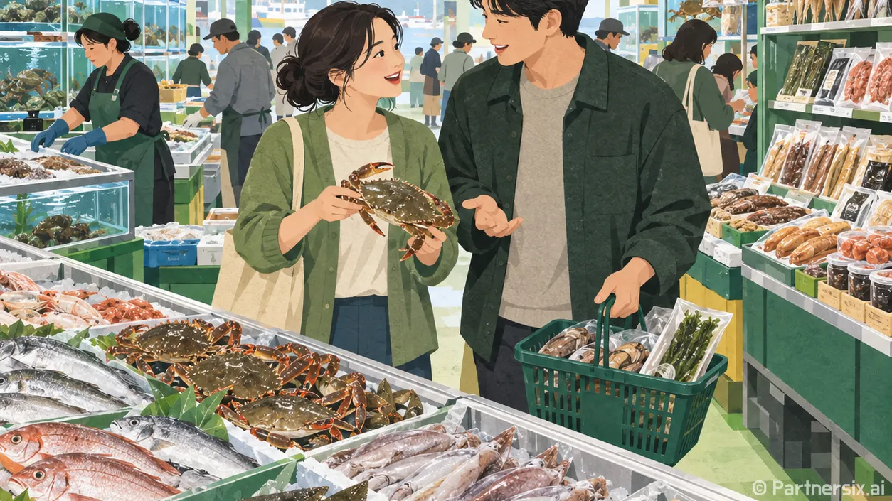 대천항 장보기와 바다쉼