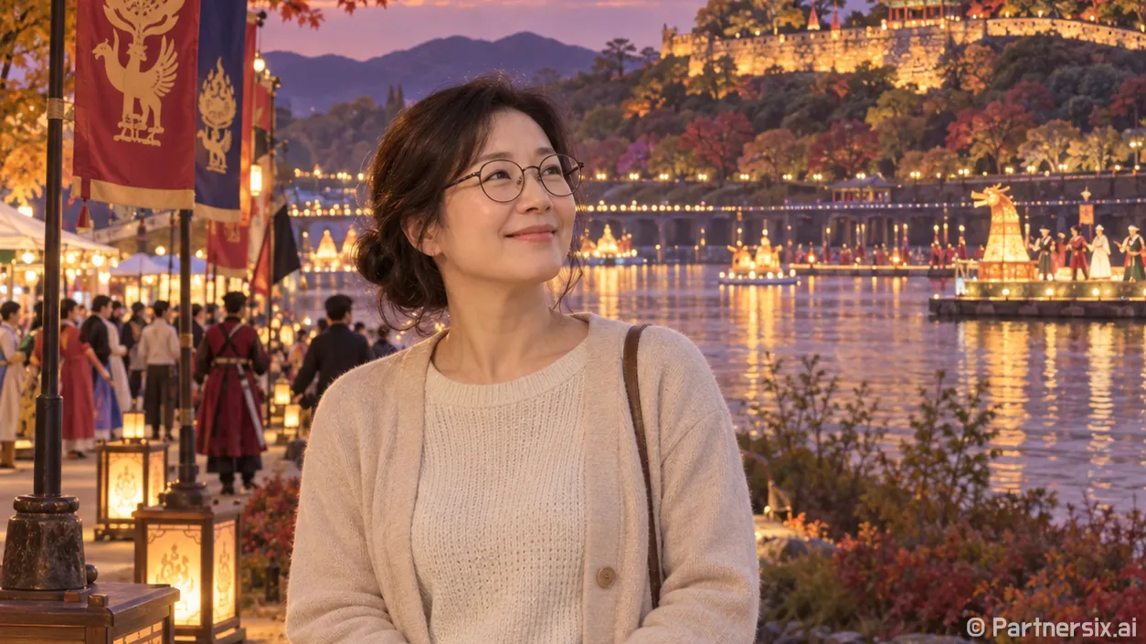 금강에 뜬 백제의 밤