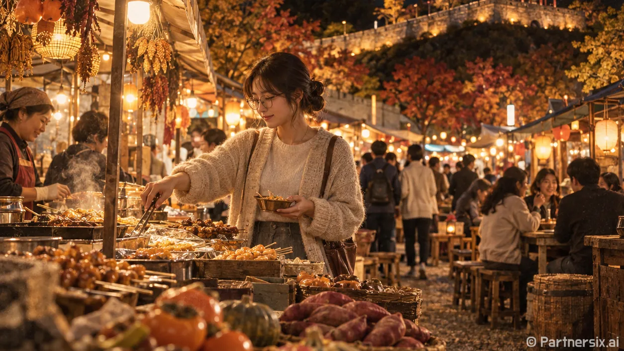 공주 가을밤 시장잔치