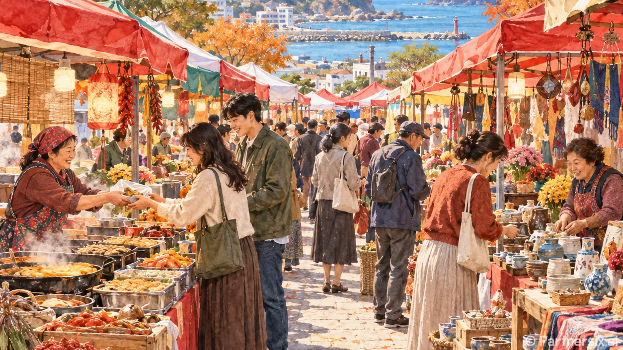 보령 가을밤 시장야…