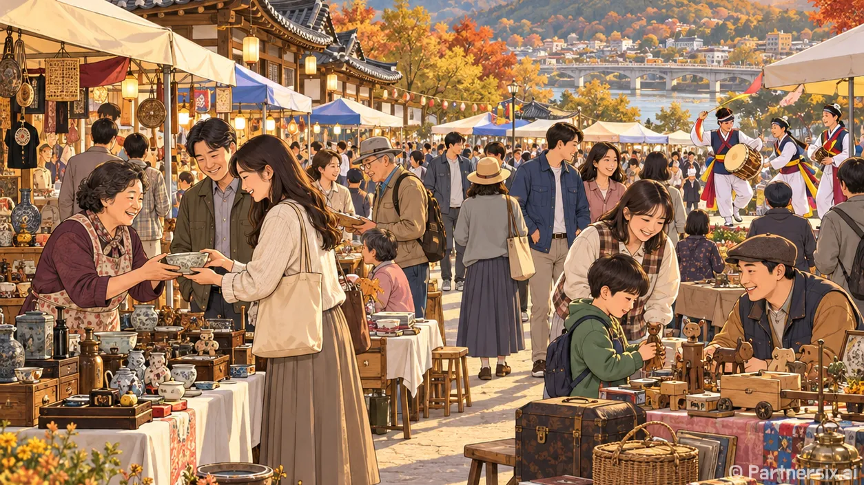 합덕시장에 번진 축제 활기
