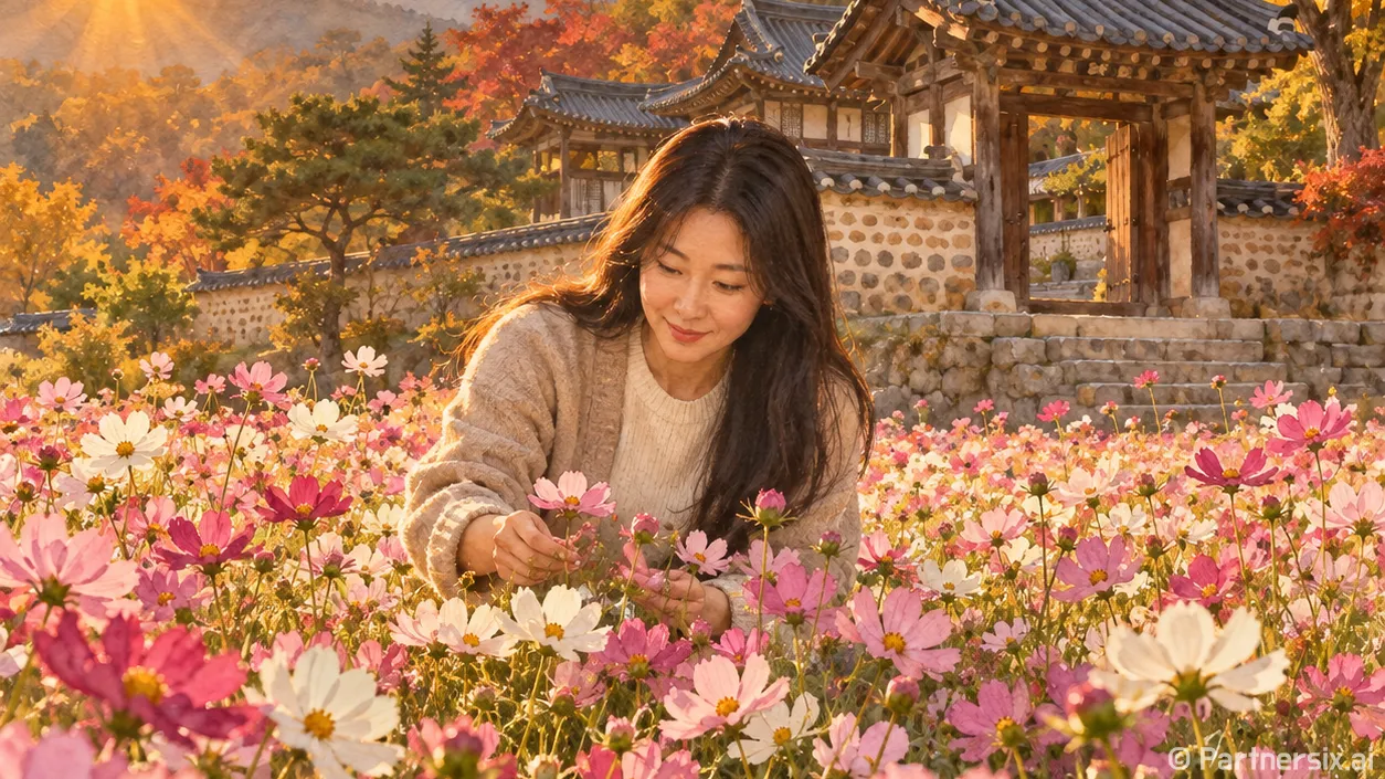 돈암서원 코스모스 절정