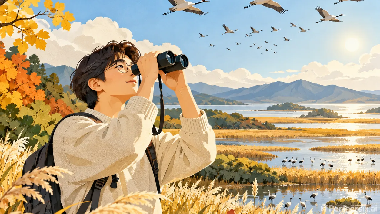 천수만 철새와 가을산책