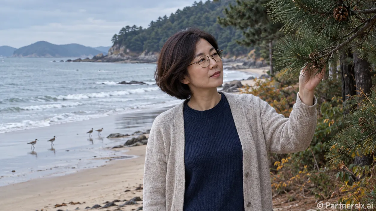 보령 용두해변의 두…