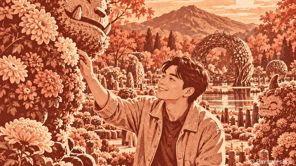 가을숲 깨우는 모깨비