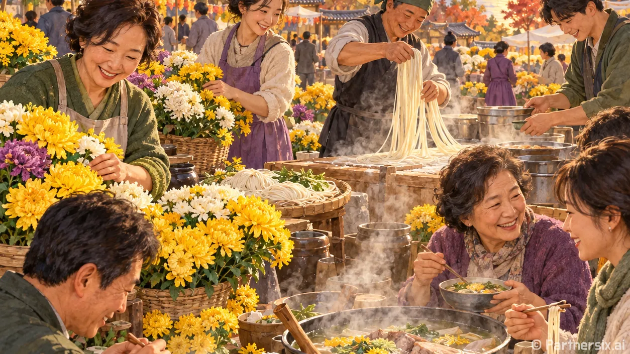 국화 국밥 국수의 예산