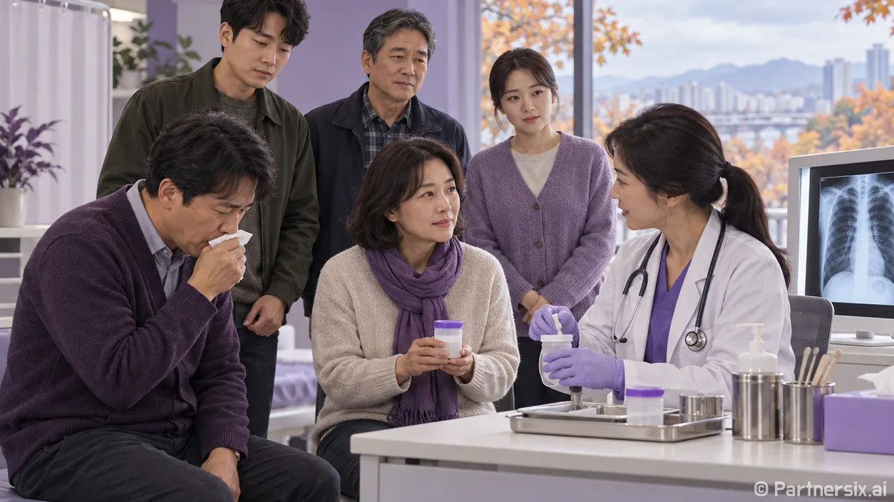 2주 기침 결핵검사…