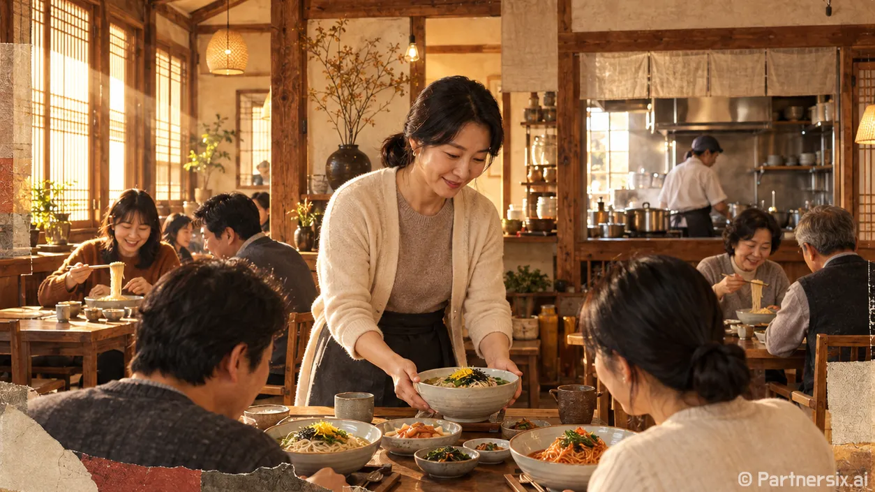 계룡 국수 한상 불고기까지