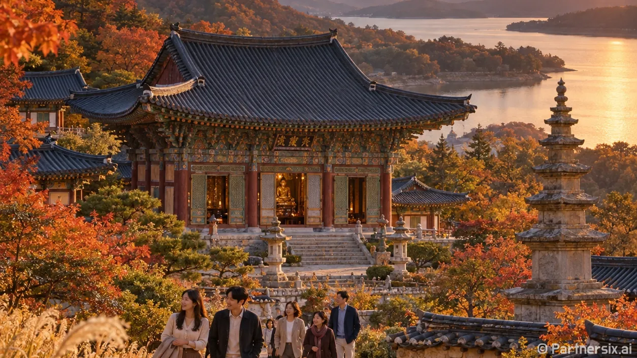 영탑사에 내려앉은 가을