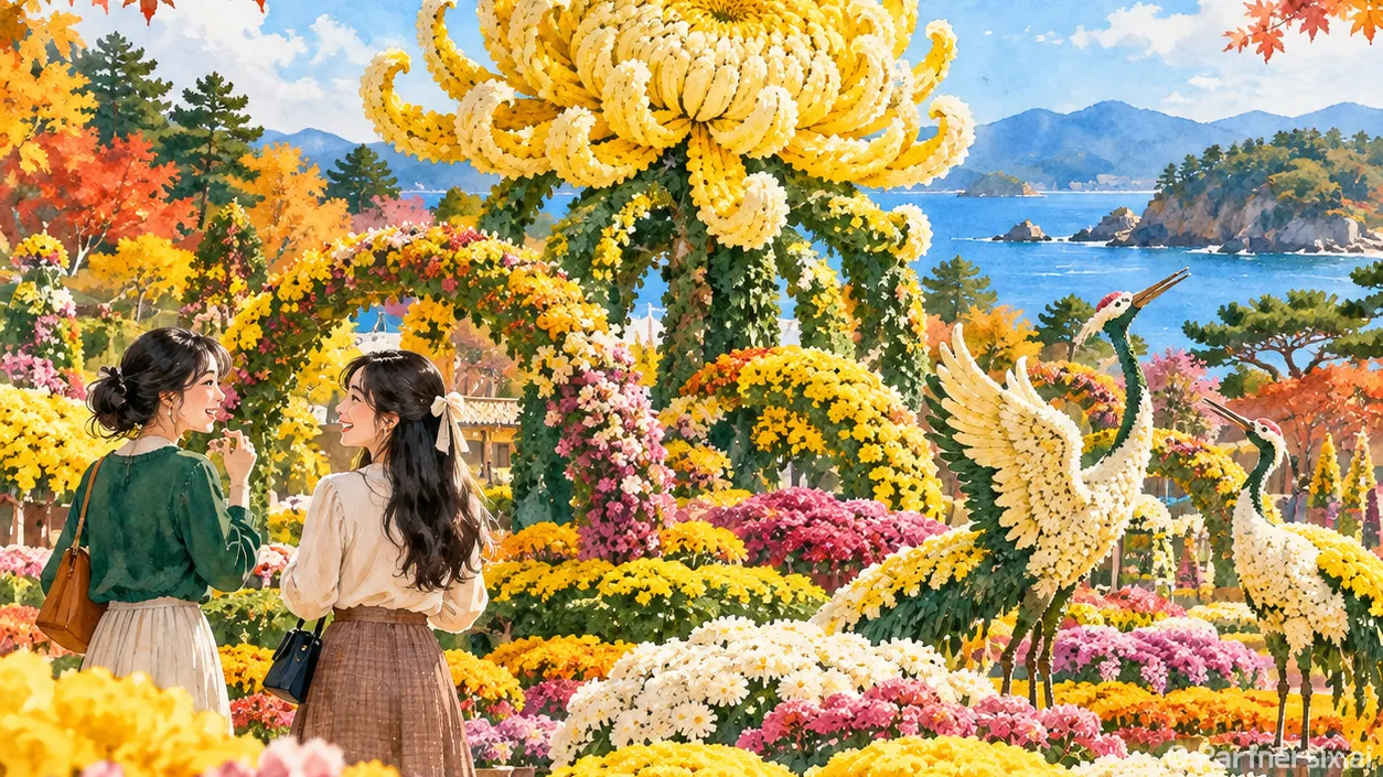 국화빛 물든 가을 …