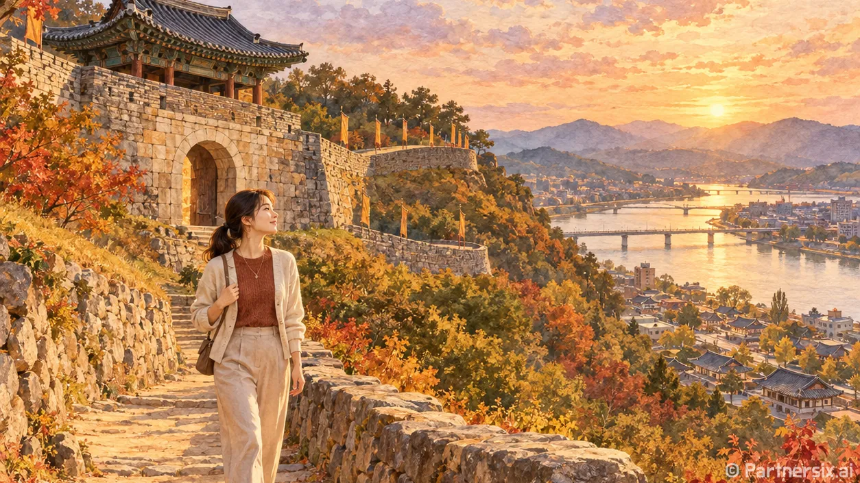 금강 품은 공산성 한 바퀴