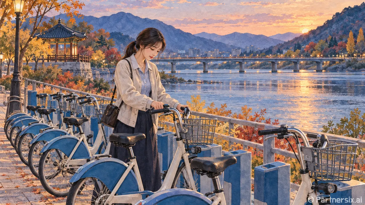 강경역 자전거로 만난 미내다리