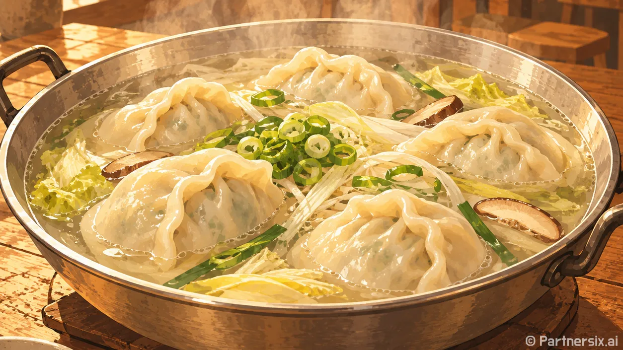 찬바람엔 공주 만두…