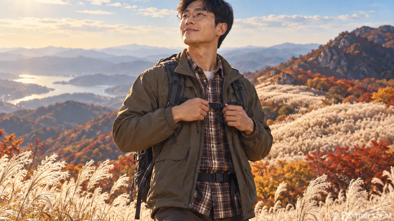 오서산 은빛 억새 …