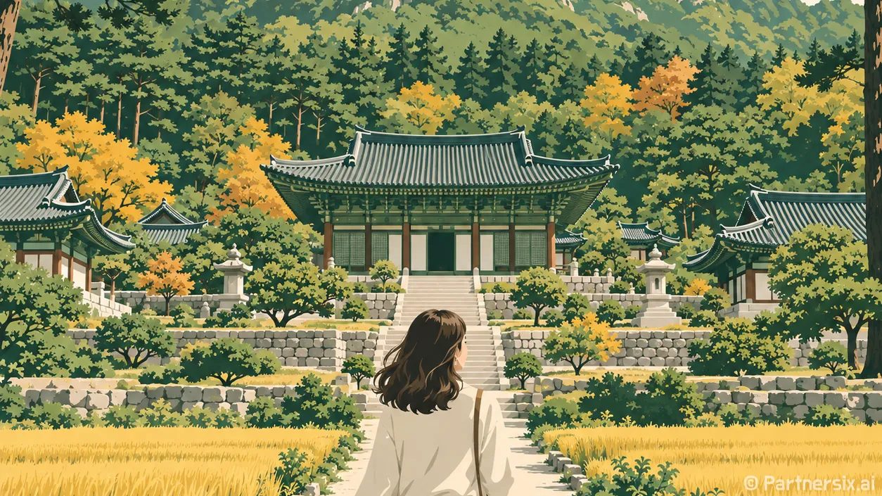 논길 끝 가을 산사 영랑사
