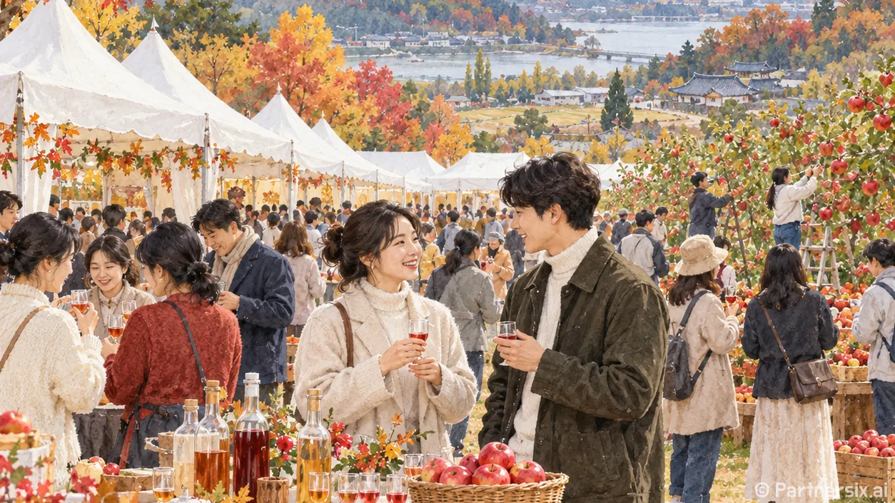 사과향 물드는 예산의 하루