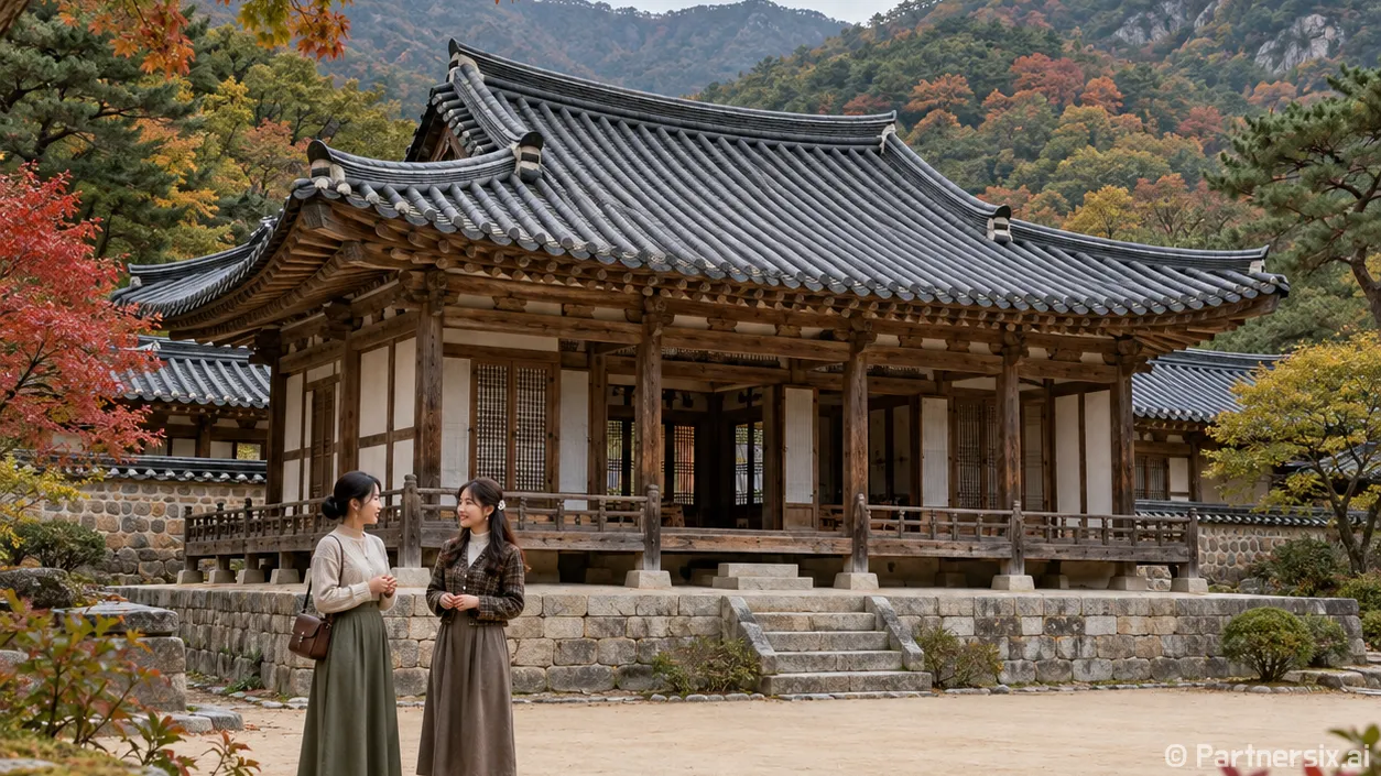 계룡 두 재실의 시간