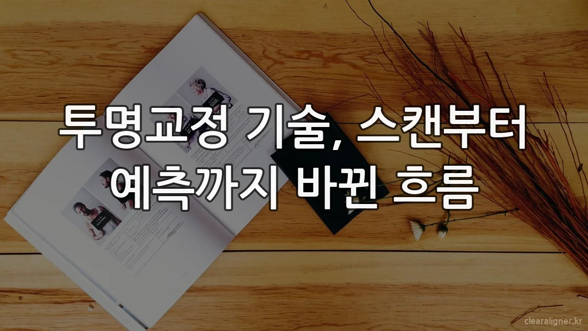 투명교정 기술, 스캔부터 예측까지 바뀐 흐름