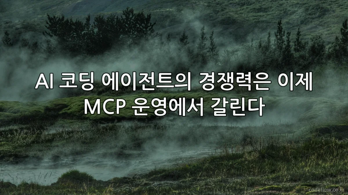 AI 코딩 에이전트의 경쟁력은 이제 MCP 운영에서 갈린다