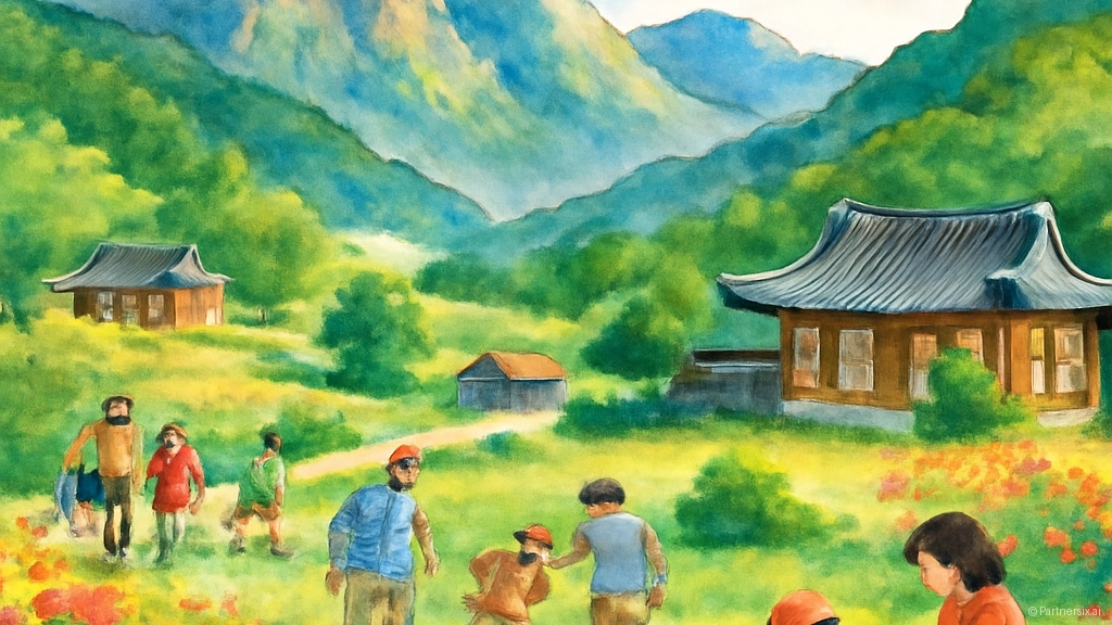 청양 알프스마을을 …