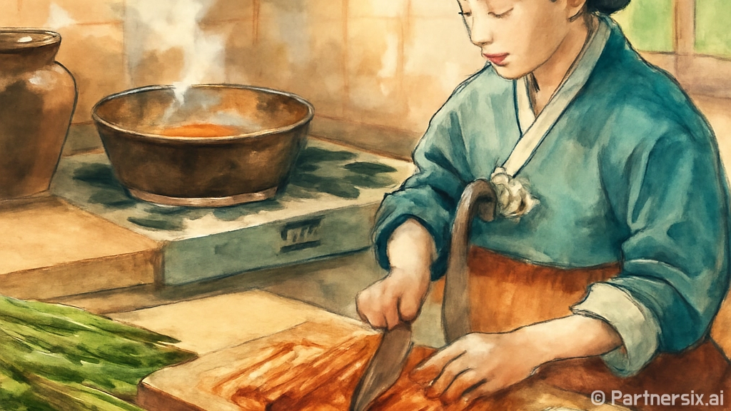 맛있고 간단한 김치…