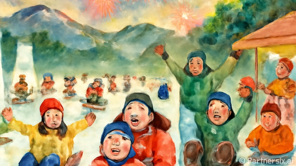 산정호수 썰매축제를…