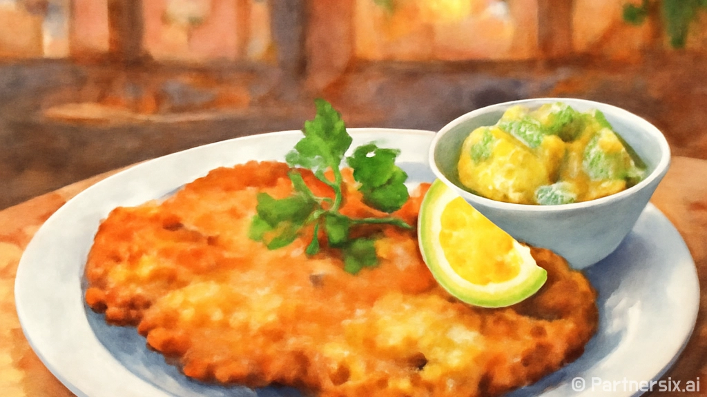 오스트리아 슈니첼을…