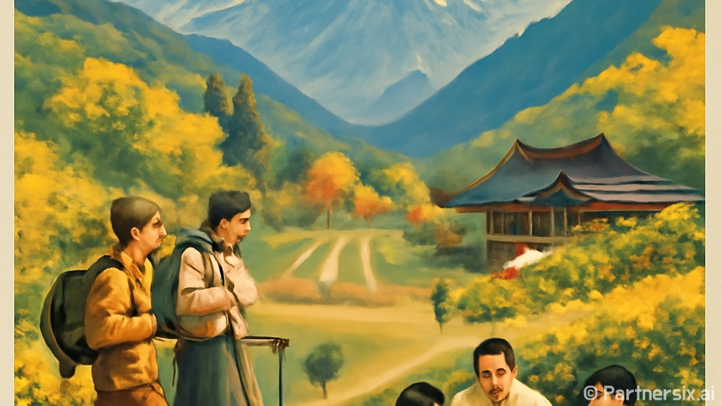 청양 알프스마을에서…