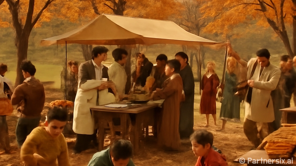 공주 밤축제를 즐기…